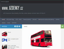 Tablet Screenshot of jizdenky.cz
